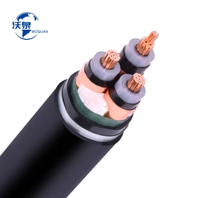35KV korkeajännite XLPE 3-ydin panssaroitu virtakaapeli